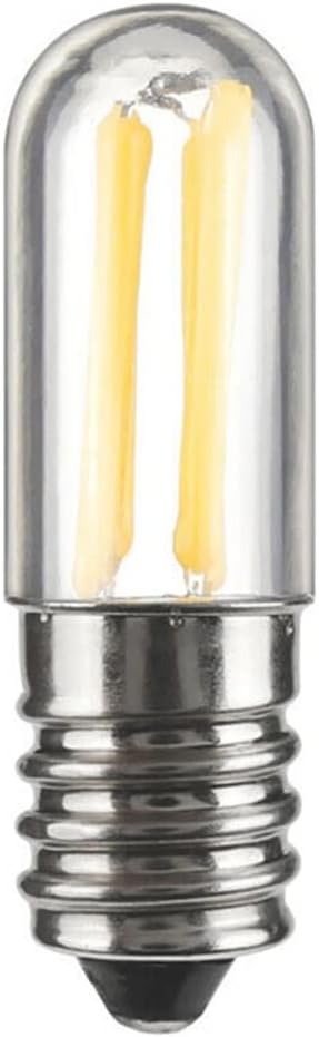 10Pcs Dimmable Mini E14 E12 LED Fridge Freezer Filament Light Bulbs Warm White