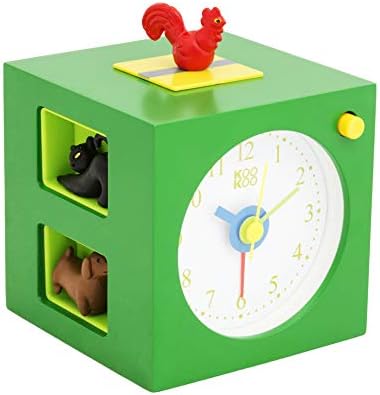 KOOKOO KidsAlarm Green with Animal Wake-up Sounds