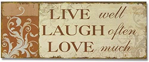 Decorative Wood Wall Hanging Sign 5x10 Inches