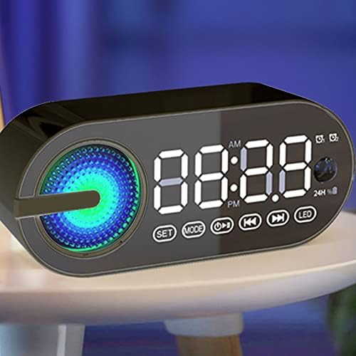Bluetooth Speaker with Mirror Display and Dual Alarm Mode