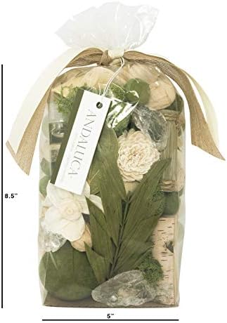 ANDALUCA Gardens of Bali Scented Potpourri 20 oz Bag Set
