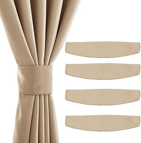 NICETOWN Handmade Curtain Tie Backs Set of 4