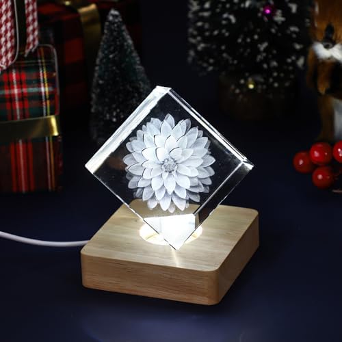 FACMOGU Wooden LED Display with Power Adapter and USB Cable