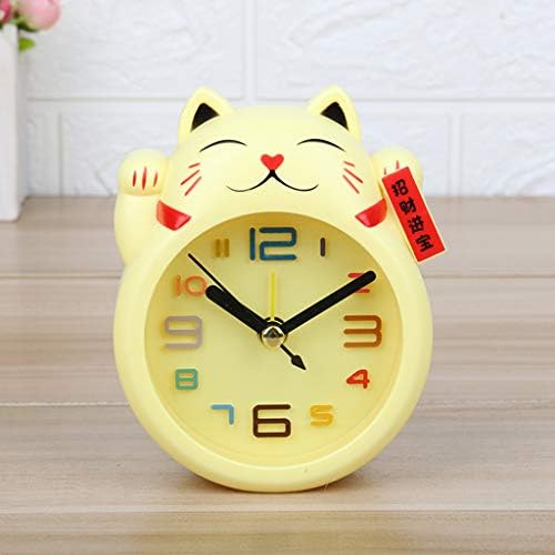 DDARK Alarm Clock Mini Cute Figure Clock with Night Light