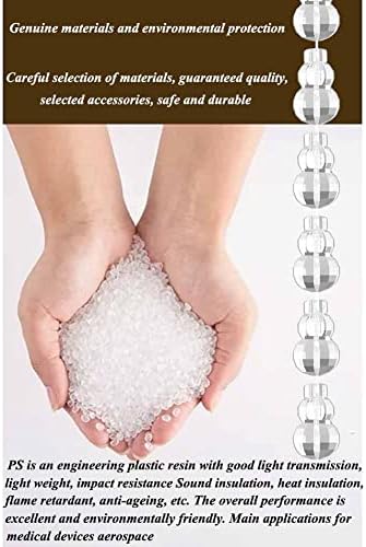 Clear Gourd Beaded Curtains 100 Strand 100x200cm