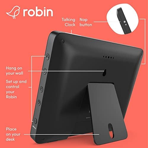 Robin Day Clock with Custom Alarms and Calendar Reminders