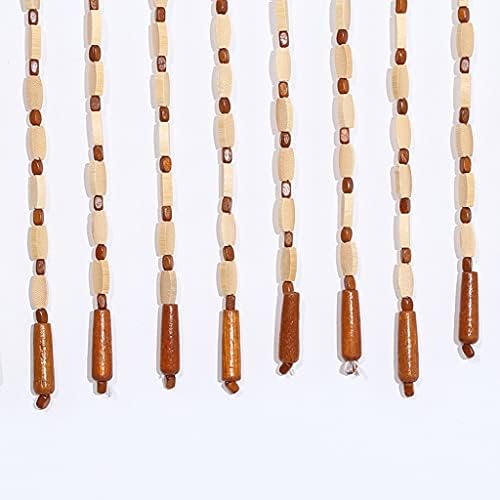 ZHOUXIAO Wood Beaded Curtain for Doorways 1