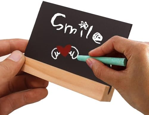 4x3 Inch Mini Chalkboards 10 Pcs Double Sided Signs
