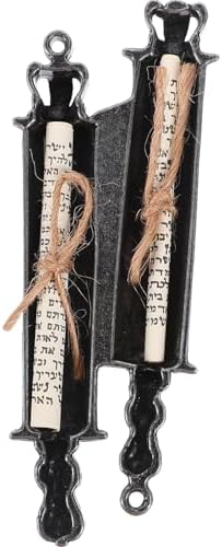 Cabilock Mezuzah Scroll Metal Door Ornament