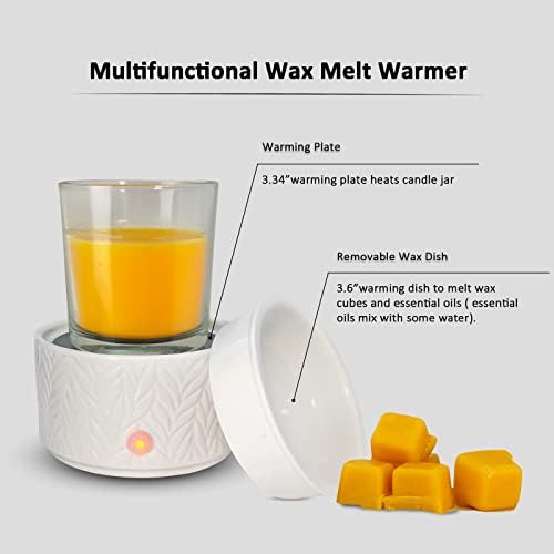 EQUSUPRO Leaf Wax Melt Warmer 3-in-1 Electric