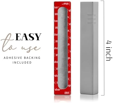 SURI Modern Concrete Mezuzah Case with Scroll and Gift Box