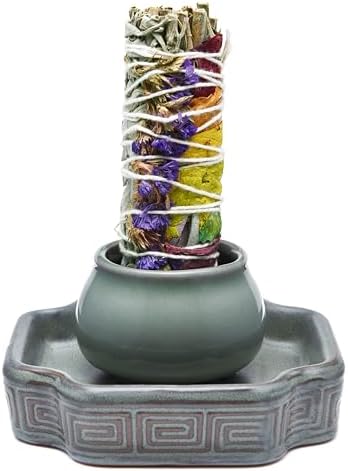KR LIF 3-in-1 Incense Holder for Sage Sticks