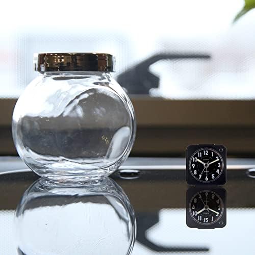 OSTAR Silent Small Clock Waterproof Travel Shower Alarm Clock