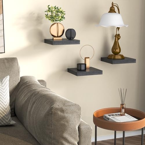 Fixwal 8in Floating Shelves Set of 3