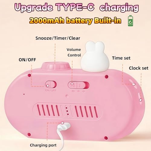 Desk Digital Clock with Countdown Timer for Kids