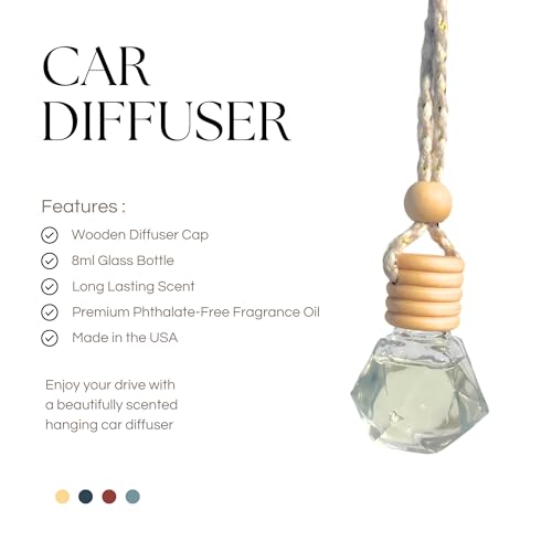 Hily Candles Car Diffuser Palo Santo Eucalyptus 2 Pack