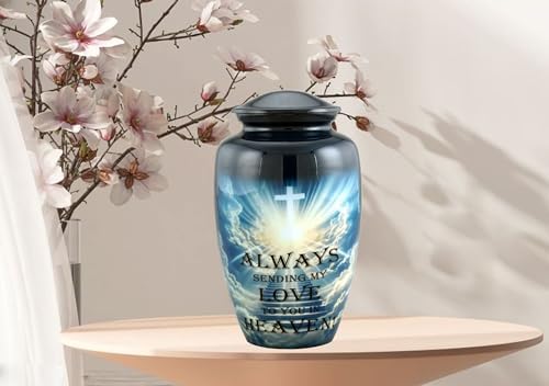 Heaven Urn With Velvet Bag for Adult Ashes