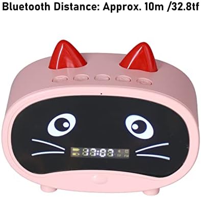 Digital Alarm Clock Speaker with Bluetooth and FM Radio