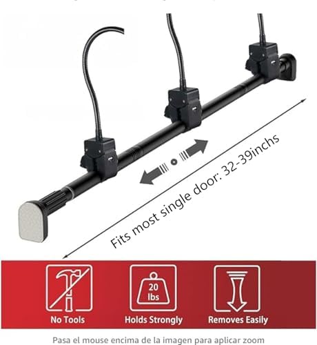 Adjustable Garland Hanger for Front Door 32-80 Inches