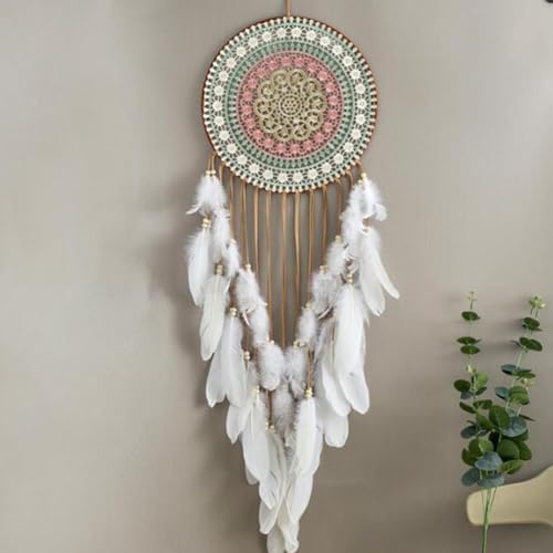 Big Dream Catchers for Wall with White Feather