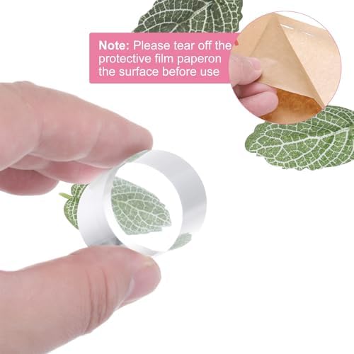 Uxcell 4pcs Acrylic Cylinder Display Blocks Clear Jewelry Stand