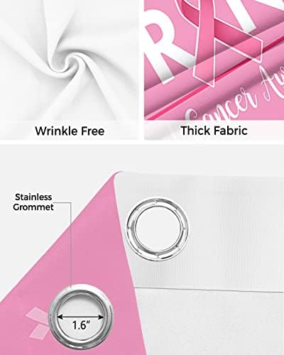 Pink Ombre Door Curtains 54x78 Inch Blackout Panels
