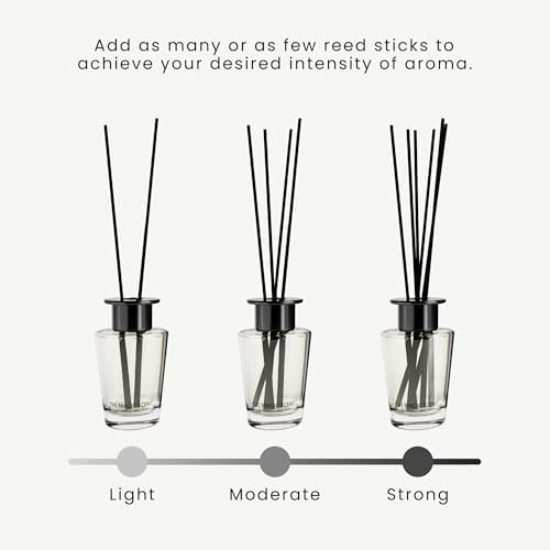 Mahogany Teakwood Reed Diffuser Set - Luxury Natural Aroma