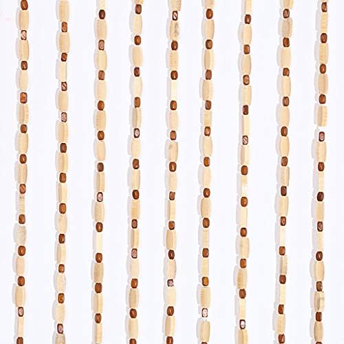 ZHOUXIAO Wood Beaded Curtain for Doorways 1