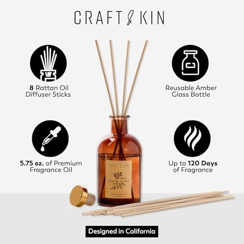 Craft Kin Jasmine Lily Reed Diffuser Set