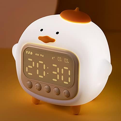 Cute Duck Alarm Clock with Night Light