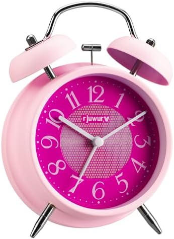 4 Inch Loud Alarm Twin Bell Clock with Night Light