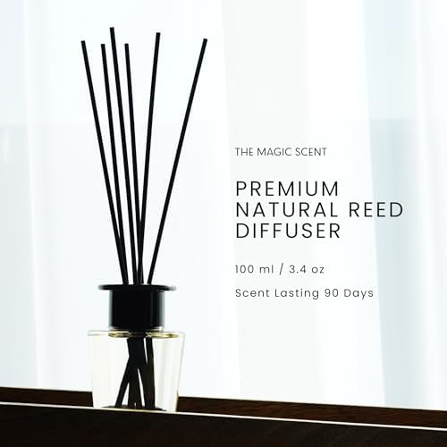 Mahogany Teakwood Reed Diffuser Set - Luxury Natural Aroma
