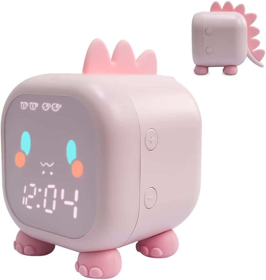 Cute Dinosaur Alarm Clock for Kids Bedroom