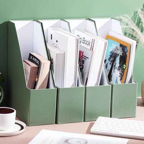 Feifeiya Magazine File Holder Set of 6 Sage Green