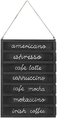 24 Inch Wall Mounted Chalkboard Sign with 7 Removable Panels