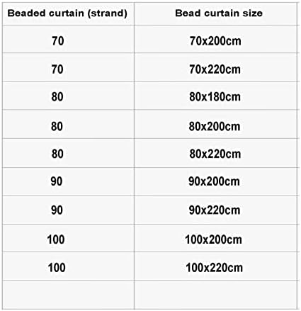 EMYJAY Brown Beaded Door Curtain 70x200cm