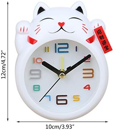 DDARK Alarm Clock Mini Cute Figure Clock with Night Light