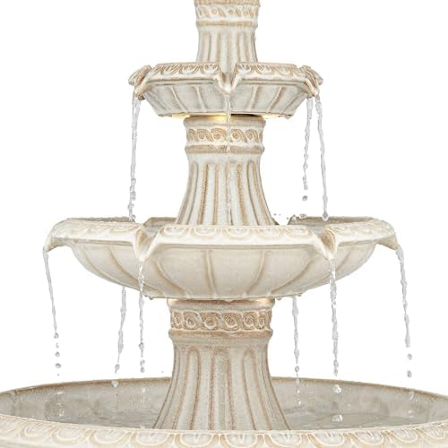 Formentera 45 14 Inch High Outdoor LED Floor Fountain