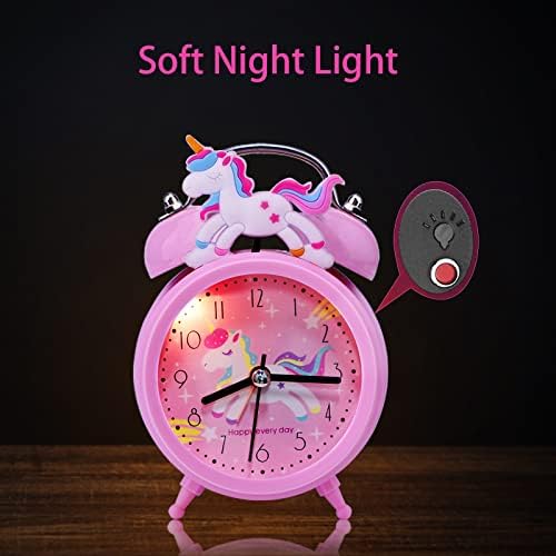 QearFun Unicorn Alarm Clock for Girls Kids