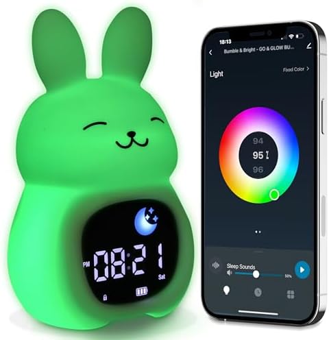Bumble Bright Go Glow Bunny Smart Alarm Clock