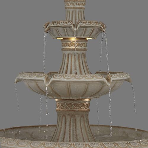 Formentera 45 14 Inch High Outdoor LED Floor Fountain