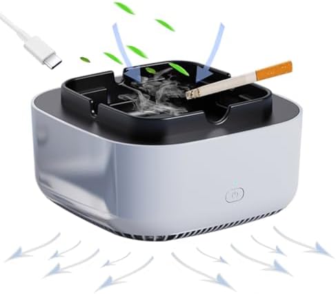 BAORSAPY Smokeless Ashtray 2 in 1 Air Purifier