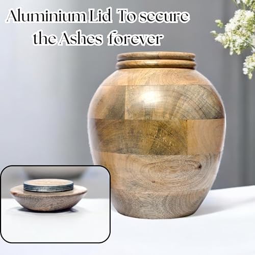 Premium Handcrafted Wooden Urn for Human Ashes