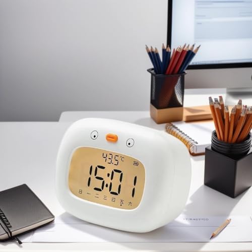 Kids Dinosaur Alarm Clock with Sleep Training and Night Light