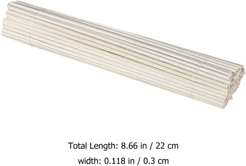 COHEALI 100pcs Reed Diffuser Sticks for Home and Office