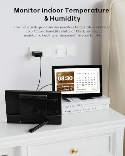 101 Inch Digital Clock with Date Day and Themes