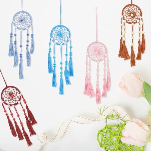 INFUNLY 24PCS DIY Dream Catcher Kit for Beginners