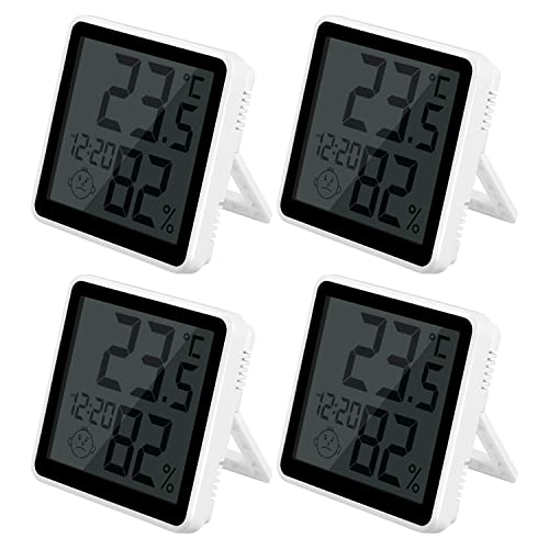 Digital Thermo Hygrometer and Alarm Clock for Shower Room