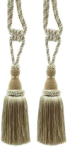 Noblesse Collection Tassel Tieback 8 Tassel with 30 Spread Set of 2