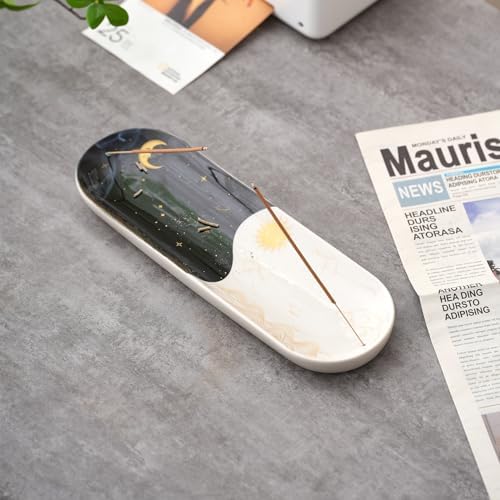 Ceremony Porcelain Incense Holder with 60 Sticks